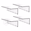 40cm Clear Acrylic Floating Wall Mounted Shelves for Bedroom - Image 3
