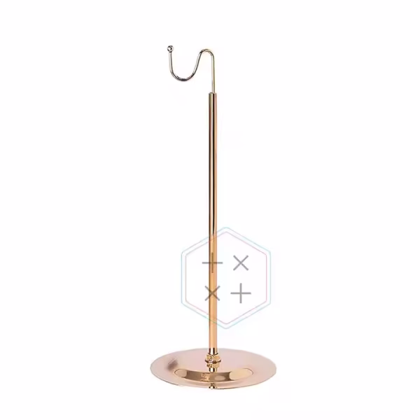 Gold Stainless Steel Purse Hand Bag Rack Display Stand for Store - Image 5