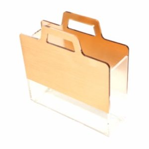 Acrylic Napkin Organizer Holder with Handle