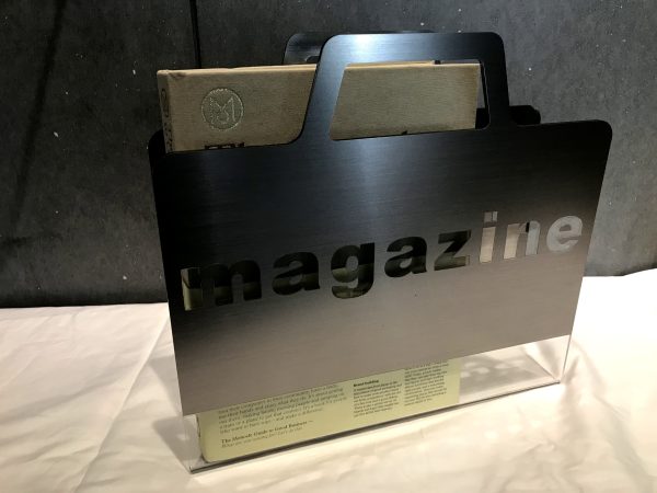Silver Acrylic Customize Logo Display Stand with Haundle - Image 12