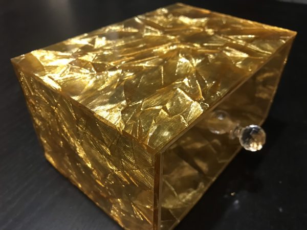 Gold Hand-made Quodra Drawer Organizer - Image 10