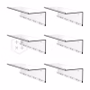 40cm Clear Acrylic Floating Wall Mounted Shelves for Bedroom - Image 2