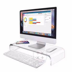 Acrylic Laptop Monitor Stand Riser for Office