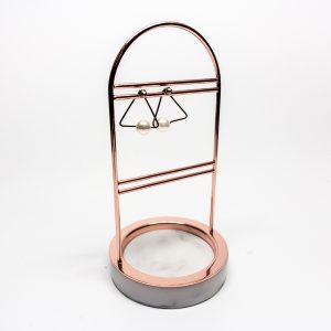 Marble Bottom Hanging Jewelry Display Rack