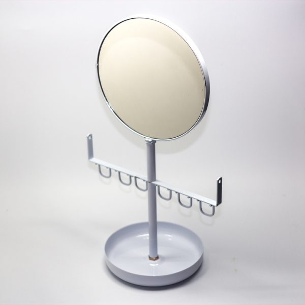 Tiers Mirror Hanging Jewelry Organizer Stand