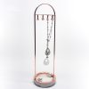 Rose Gold Large Marble Hanging Necklace Display Rack