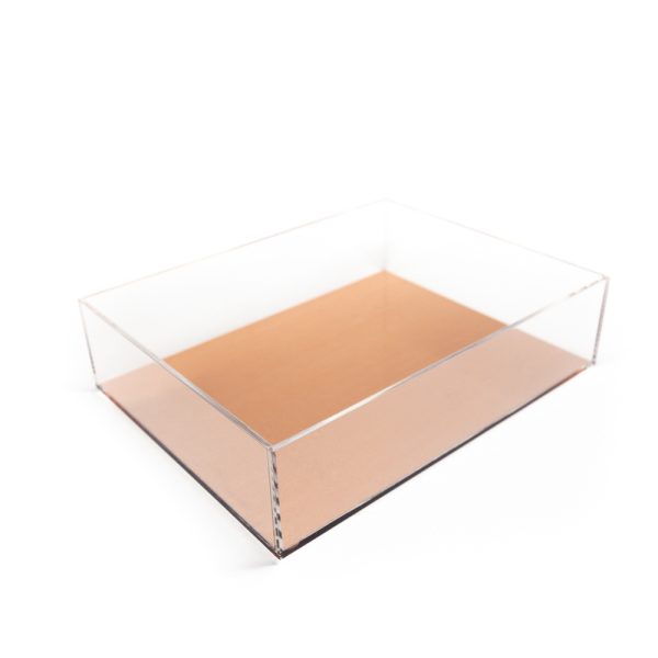 Rose Gold Display Acrylic Tray