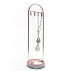 Rose Gold Large Marble Hanging Necklace Display Rack - Image 2