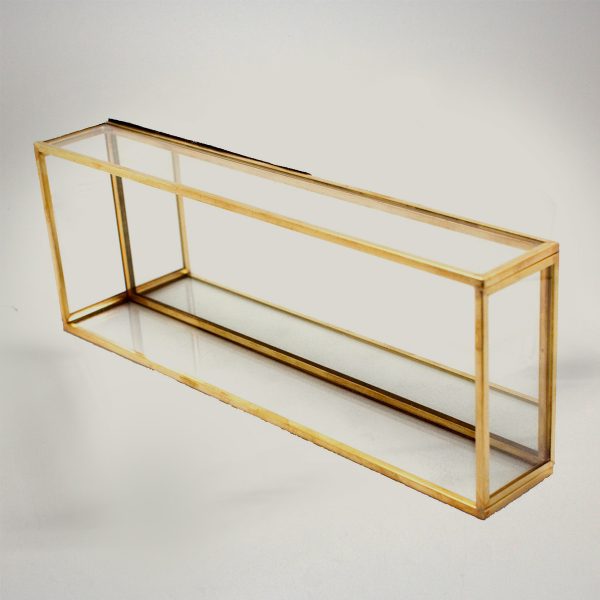 Gold Modern Golden Mirror Bottom Display Tray