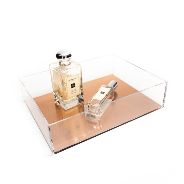 Rose Gold Display Acrylic Tray - Image 2