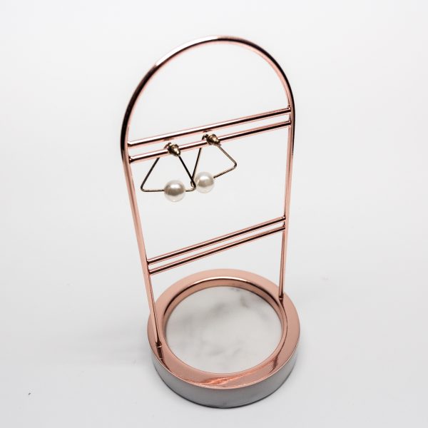 Marble Bottom Hanging Jewelry Display Rack - Image 3
