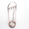 Rose Gold Large Marble Hanging Necklace Display Rack - Image 3