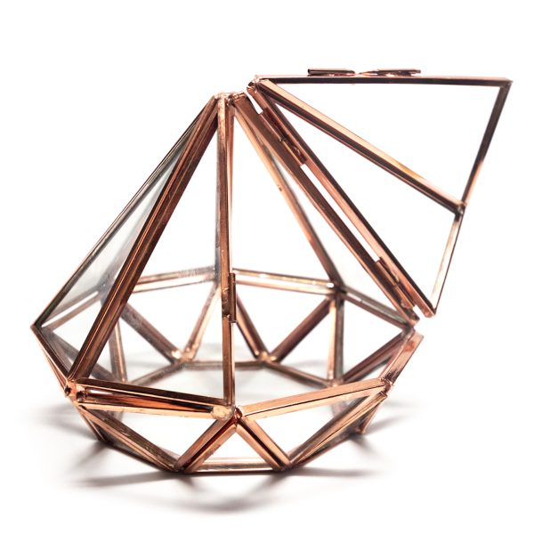 Rose Gold Large Diamond Decorative Case - Image 4