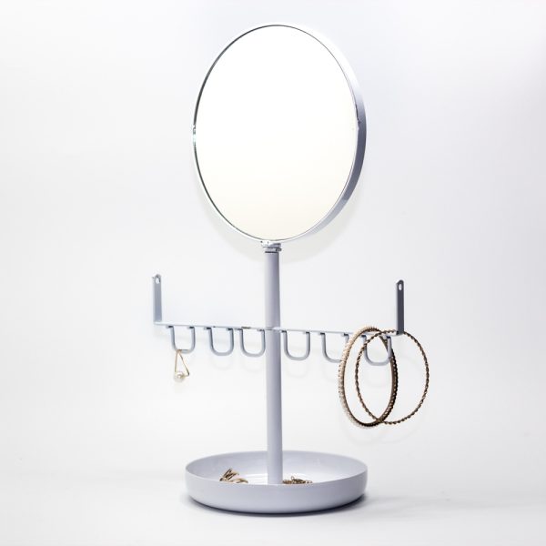 Tiers Mirror Hanging Jewelry Organizer Stand - Image 7
