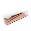 Simple Rose Gold Bottom Acrylic Tray - Image 5