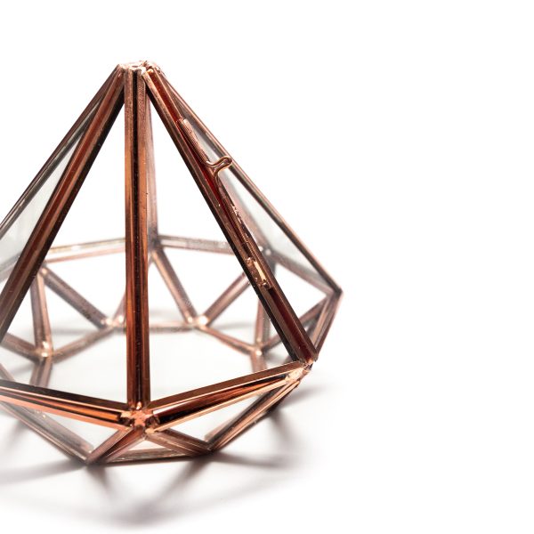 Rose Gold Large Diamond Decorative Case - Image 5