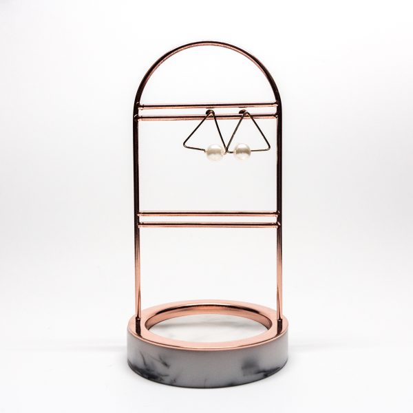 Marble Bottom Hanging Jewelry Display Rack - Image 6