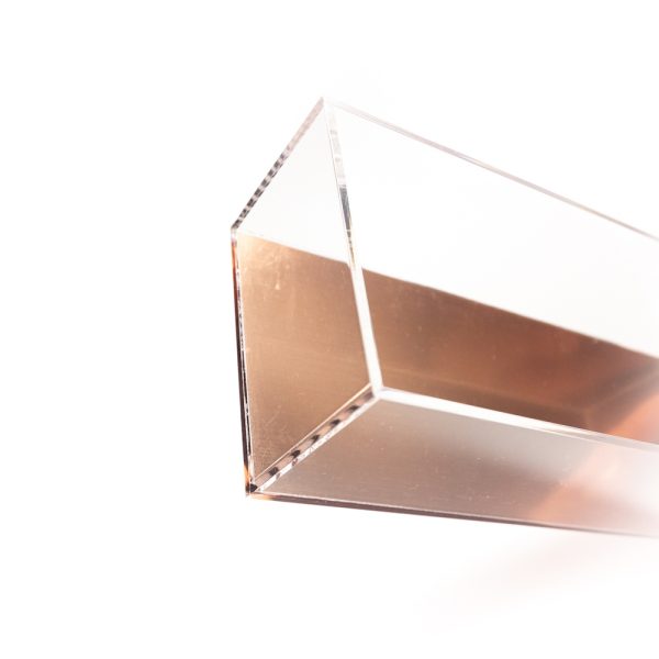 Simple Rose Gold Bottom Acrylic Tray - Image 6