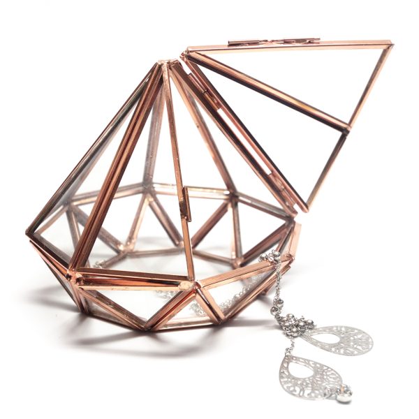 Rose Gold Large Diamond Decorative Case - Image 6