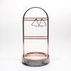 Rose Gold Marble Bottom Hanging Jewelry Display Rack - Image 6