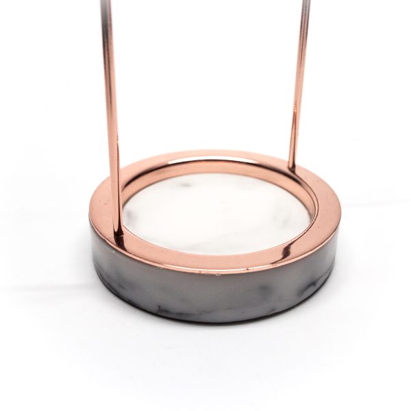 Rose Gold Large Marble Hanging Necklace Display Rack - Image 7