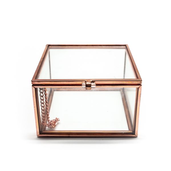 Square Metal Line Glass Display Case - Image 5