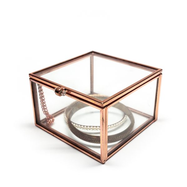 Square Metal Line Glass Display Case - Image 6