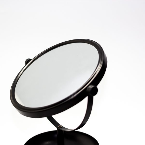 Black Tiers Jewelry Organizer Stand with Mirror - Image 2