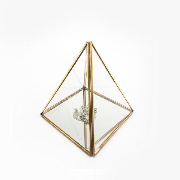 Copper Decorative Mirror Paramid Display