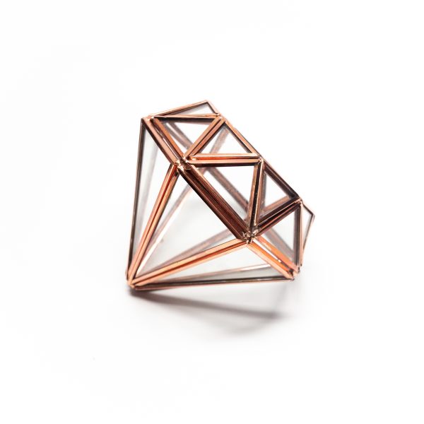 Gold Small Diamond Decorative Case