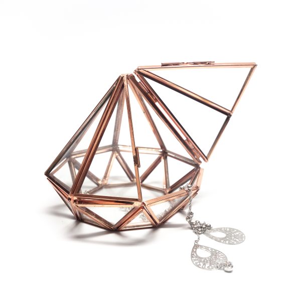 Gold Small Diamond Decorative Case - Image 3