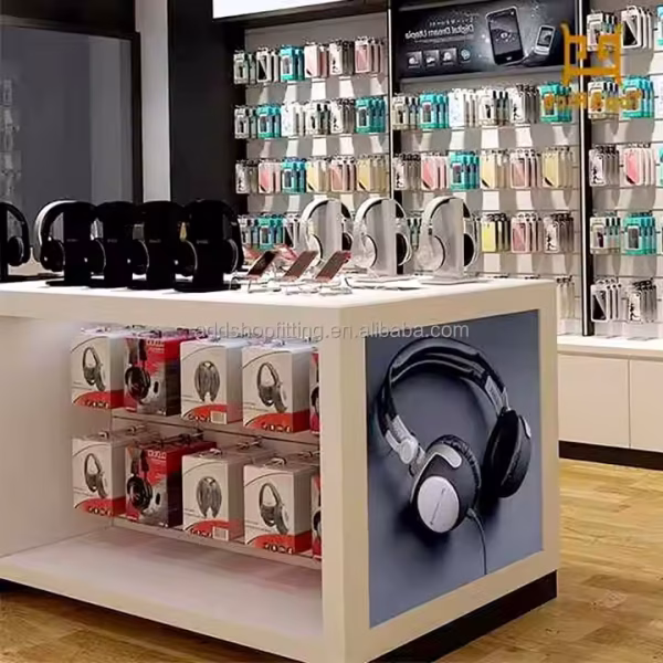 Custom Logo Gold Earphone Headphone Headset Stand Modern Stainless Steel Retail Display Holder for Home Use - Image 6