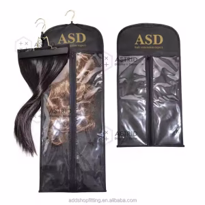 Astrid 29 X 80 cm Big Non Woven Display Custom logo Wig Hair Bag for Hanger