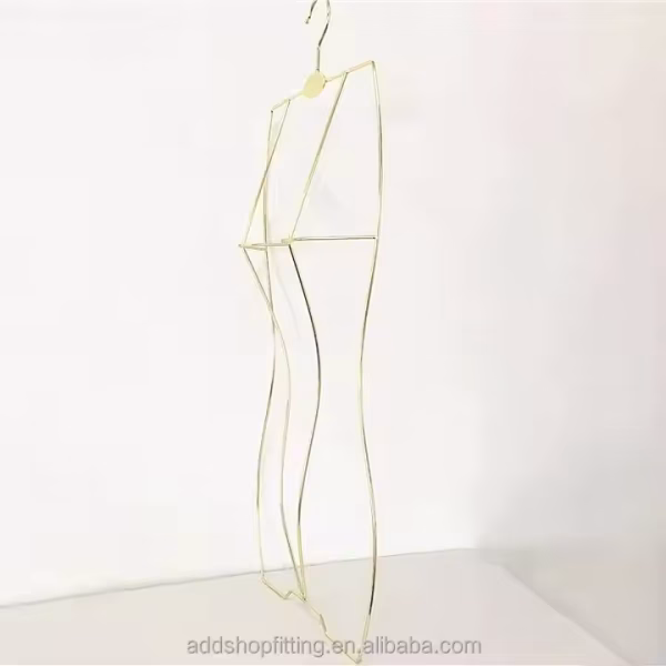 Custom Laser Logo Woman Steel Beachwear Swimsuit Swimwear Bikini Hangers for Display - Image 3