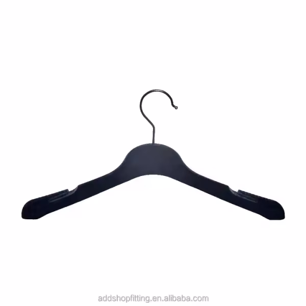 2 CM Thickness 42 CM PS Bra Flocking Velvet Clothes Hanger for Store Display - Image 2
