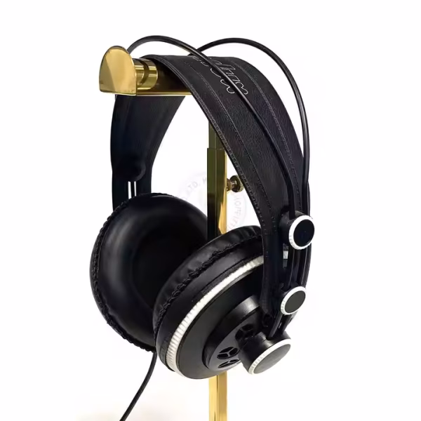 Golden Durable Shop Earphones Headsets Stand Display Rack Headphone Holder for Store - Image 2