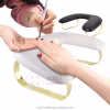 White U-Shaped Manicure Soft PU Leather Nail Art Hand Stand Holder Nail Hand Rest Pillow Cushion for Manicure Salon - Image 2
