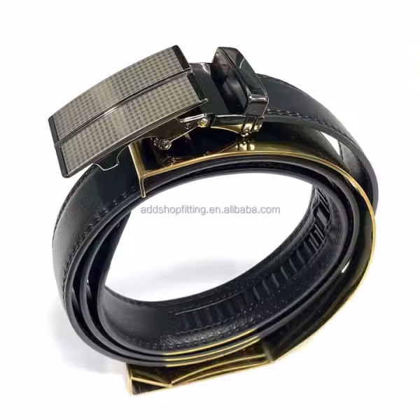 Luxury Stainless Steel Gold Rack Belt Stand Display for Store - Image 6