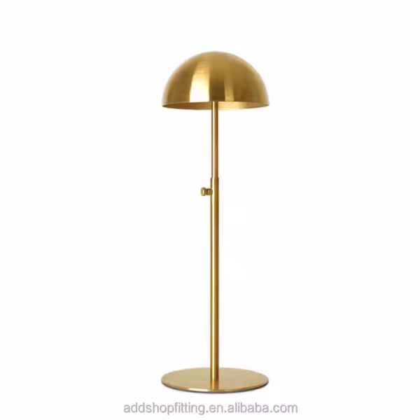 Adjustable Stainless Steel Cap Rack Holder Hat Display for Shop - Image 5
