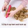 Astrid 23 CM Wooden Custom logo Bag Display Wig Hair Extension Hanger - Image 6