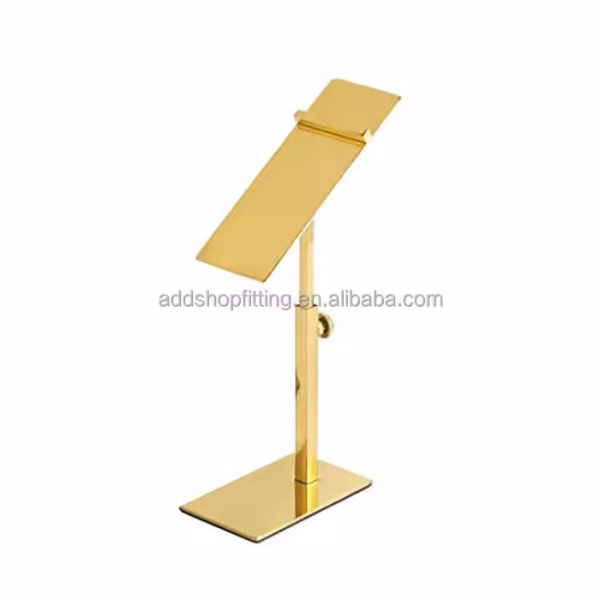 Custom logo Stainless Steel Gold Shop Display High Heels Stand Shoes Racks - Image 3