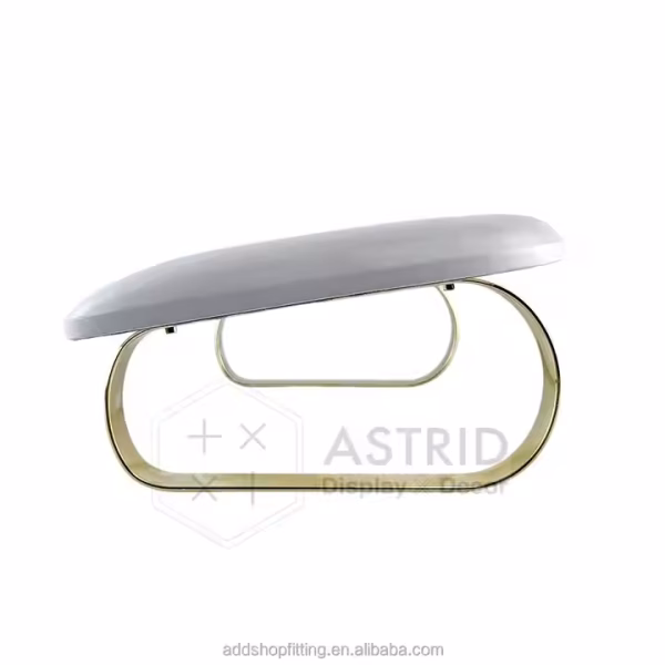 White U-Shaped Manicure Soft PU Leather Nail Art Hand Stand Holder Nail Hand Rest Pillow Cushion for Manicure Salon - Image 4