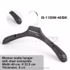Astrid 40CM Custom Logo PP Black Plastic Clothes Hanger for Store Display - Image 4