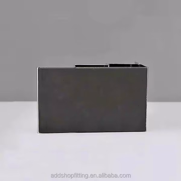 Durable Stainless Steel Custom Logo Mirror Stainless Steel Silver Mirror Display Stand Purse Wallet Holder - Image 4