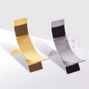 Durable Stainless Steel High Heel Shoes Stand Retail Display Rack for Store Use Polished Metal Shelf Application