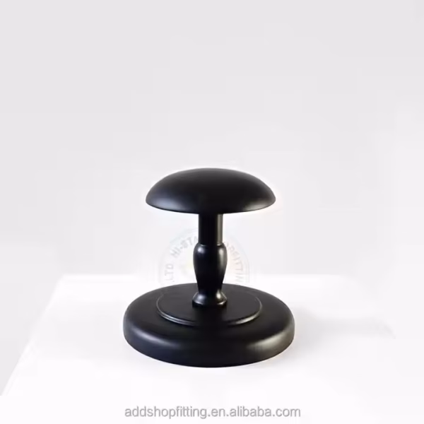 Durable Counter Top Antiques Wood Vintage Holder Hat Display Stand for Store - Image 4