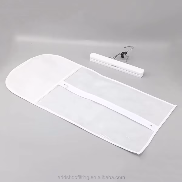 Astrid 29 X 60 cm Custom logo Non Woven Display Hanger Packaging Wig Hair Bag - Image 3