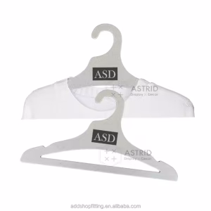 42.5 cm Functional Custom Logo Eco Friendly Card Paper thicken Cardboard clothes Hanger for shop display