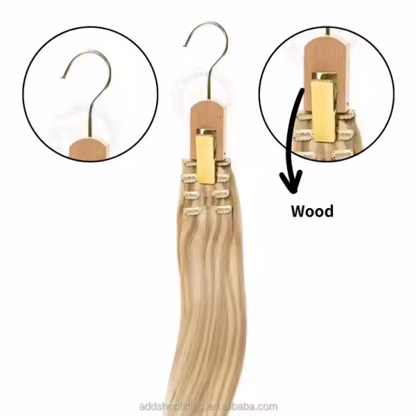 Astrid H18 CM Multifunction Custom Logo Black Storage Display Socks Wig Hair Extension Hanger for Store Retail - Image 4