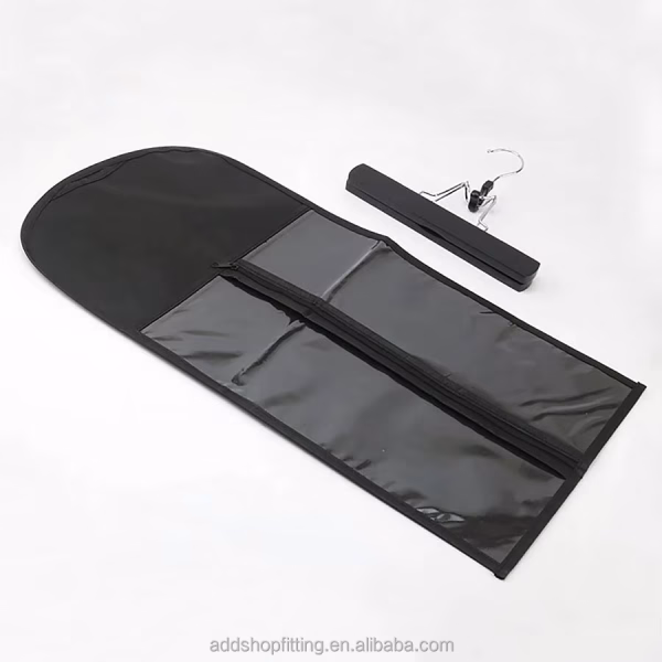 Astrid 29 X 60 cm Custom logo Non Woven Display Hanger Packaging Wig Hair Bag - Image 2